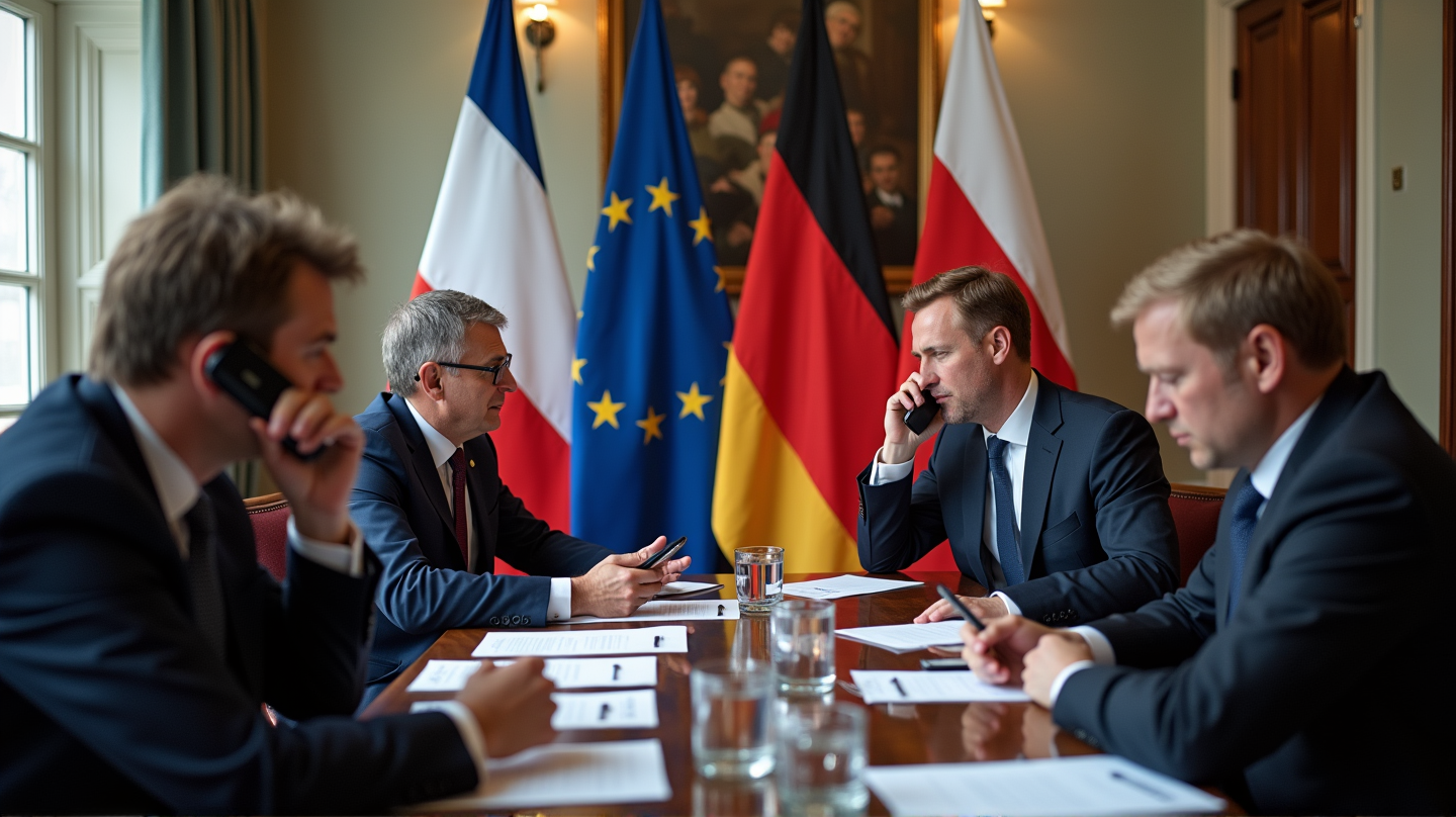European Leaders Rally for Strategic Talks with Trump Before Putin Call
