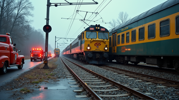 Tragic Train Derailment Near Russia-Ukraine Border Claims Seven Lives