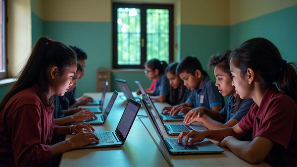 Unlocking Math Proficiency in India Through Digital Laptops: A Game-Changer