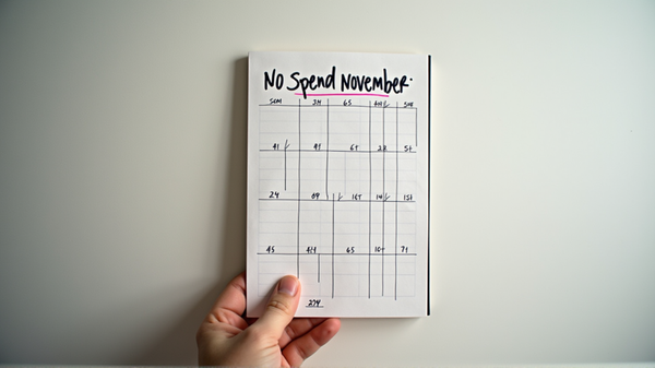 Could You Survive a No-Spend November?